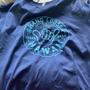 Navy Blue Hang Loose Hawaii T-Shirt
